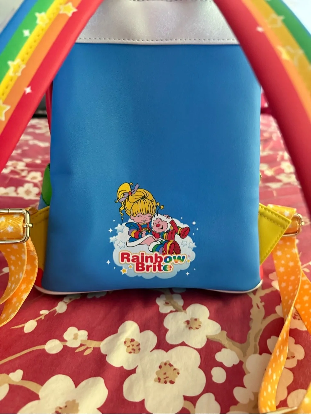 Like New Loungefly Rainbow Brite Mini Backpack